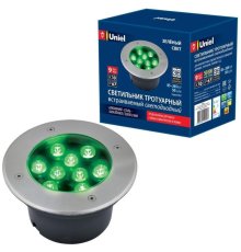 Ландшафтный светодиодный светильник (UL-00006825) Uniel ULU-B12A-9W/Green IP67 Grey