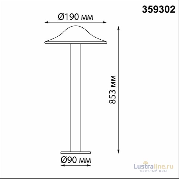 Ландшафтный светильник Novotech Fung 359302