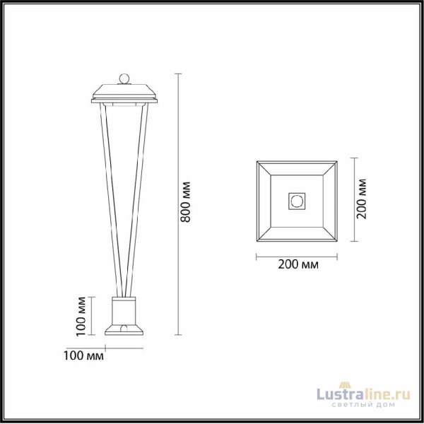 Ландшафтный светильник Odeon Light Bearitz 6655/12GL Ландшафтный светильник Odeon Light Bearitz 6655/12GL