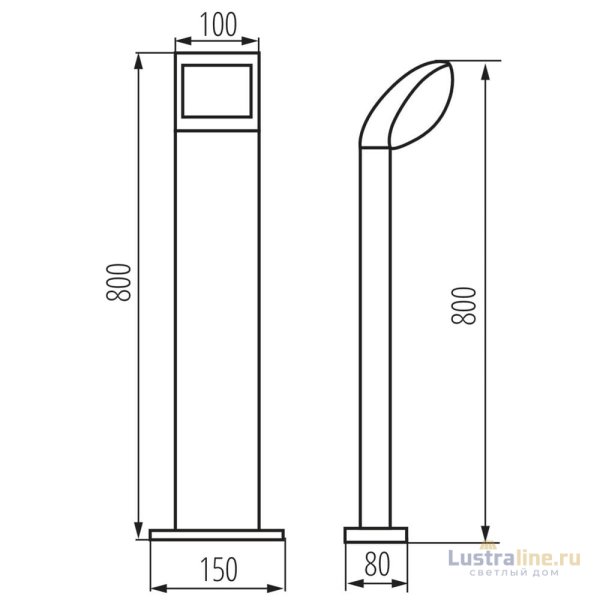 Ландшафтный светильник Kanlux ABETE LED 80 GR 36571 Ландшафтный светильник Kanlux ABETE LED 80 GR 36571