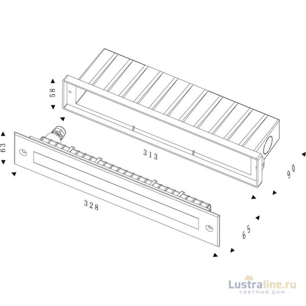 Уличный светильник Deko-Light Line IV 100109
