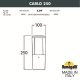 Садовый светильник Fumagalli DR1.573.000.WXU1L
