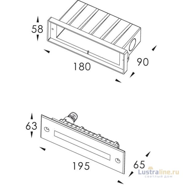 Уличный светильник Deko-Light Line IV 100108