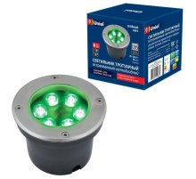 Ландшафтный светодиодный светильник (UL-00006822) Uniel ULU-B11A-6W/Green IP67 Grey