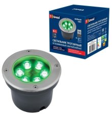 Ландшафтный светодиодный светильник (UL-00006822) Uniel ULU-B11A-6W/Green IP67 Grey