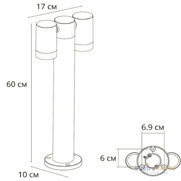 Ландшафтный светильник Arte Lamp Mistero A3302PA-2BK Ландшафтный светильник Arte Lamp Mistero A3302PA-2BK