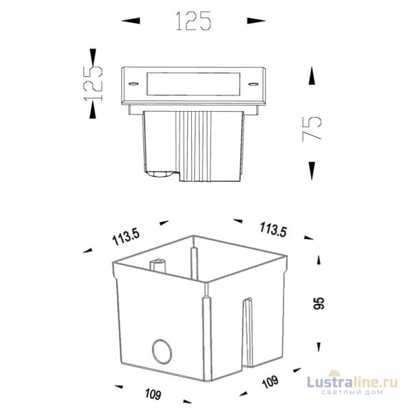 Уличный светильник Deko-Light Square II 730248