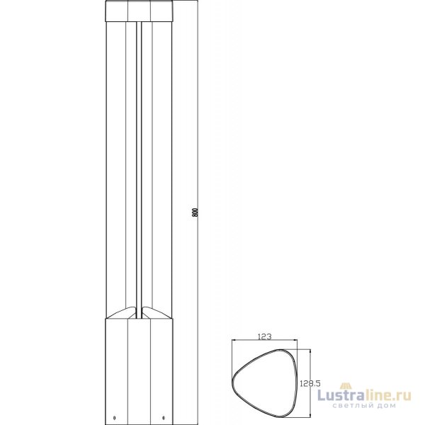 Ландшафтный светильник Deko-Light Trila 730364 Ландшафтный светильник Deko-Light Trila 730364