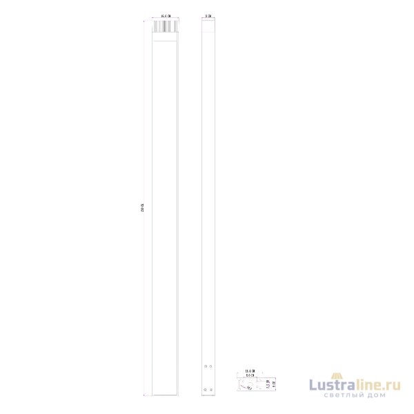 Садово-парковый светильник Arte Lamp Arneb A2140PA-1BR