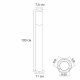 Ландшафтный светильник Arte Lamp Salire A3157PA-1BK
