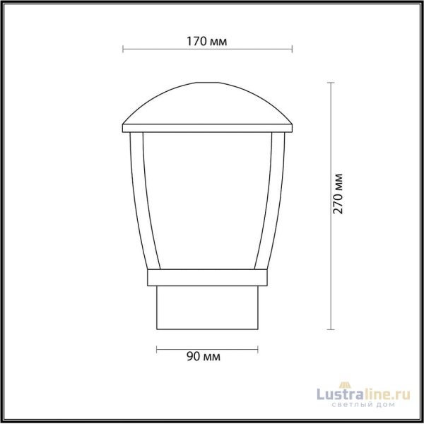Уличный светильник Odeon Light Tako 4051/1B УЦ