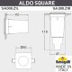 Грунтовый светильник Fumagalli Aldo 1L4.000.000.LXZ1L