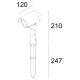 Грунтовый светильник Deko-Light Keid 732095