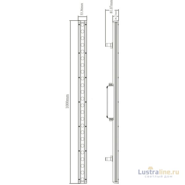 Уличный светильник Deko-Light Wallwasher Caph 732071