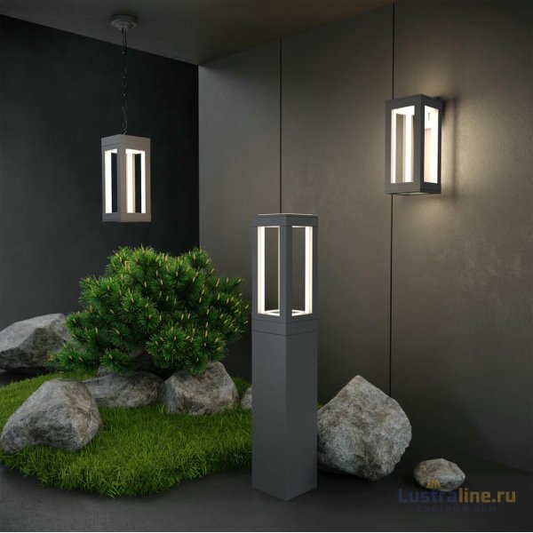 Ландшафтный светодиодный светильник Elektrostandard Frame 1529 TECHNO LED серый 4690389172373 a051860 Ландшафтный светодиодный светильник Elektrostandard Frame 1529 TECHNO LED серый 4690389172373 a051860