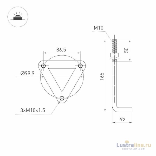 Ландшафтный светильник Arlight LGD-LANDMARK-BOLL-H1200-20W Warm3500-MIX 047692 Ландшафтный светильник Arlight LGD-LANDMARK-BOLL-H1200-20W Warm3500-MIX 047692
