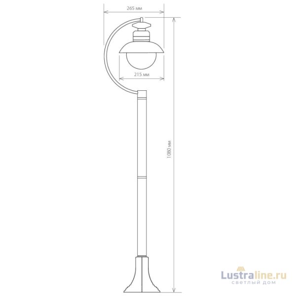 Уличный cветильник Elektrostandard Talli F GL 3002F черный 4690389106613 Уличный cветильник Elektrostandard Talli F GL 3002F черный 4690389106613