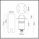 Грунтовый светильник Odeon Light Nature Wald 6662/2GL3
