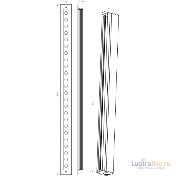 Уличный светильник Deko-Light Line 730436