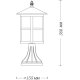 Уличный светильник De Markt Телаур 806040901