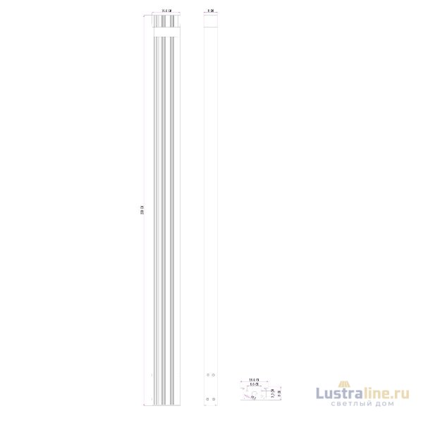 Садово-парковый светильник Arte Lamp Arneb A2140PA-1BK