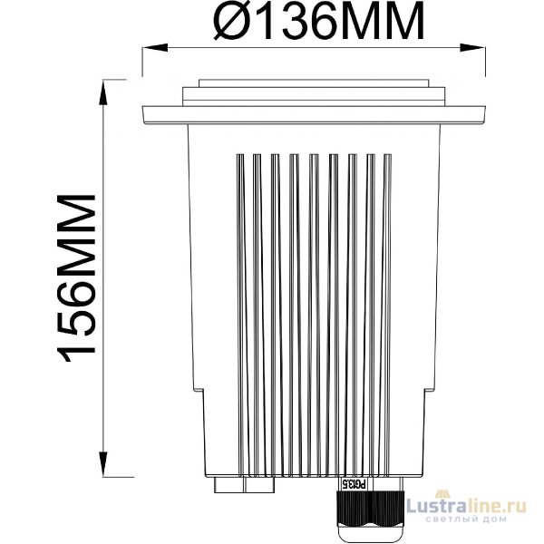 Грунтовый светильник Deko-Light Phakt 730476