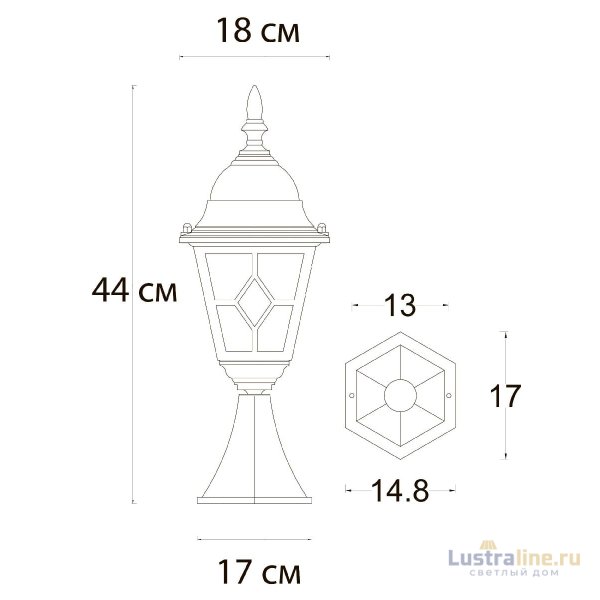 Ландшафтный светильник Arte Lamp Madrid A1541FN-1BN Ландшафтный светильник Arte Lamp Madrid A1541FN-1BN