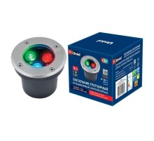 Ландшафтный светодиодный светильник (UL-00006818) Uniel ULU-B10A-3W/RGB IP67 Grey
