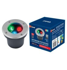 Ландшафтный светодиодный светильник (UL-00006818) Uniel ULU-B10A-3W/RGB IP67 Grey