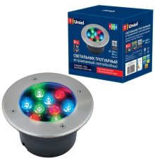 Ландшафтный светодиодный светильник (UL-00006824) Uniel ULU-B12A-9W/RGB IP67 Grey