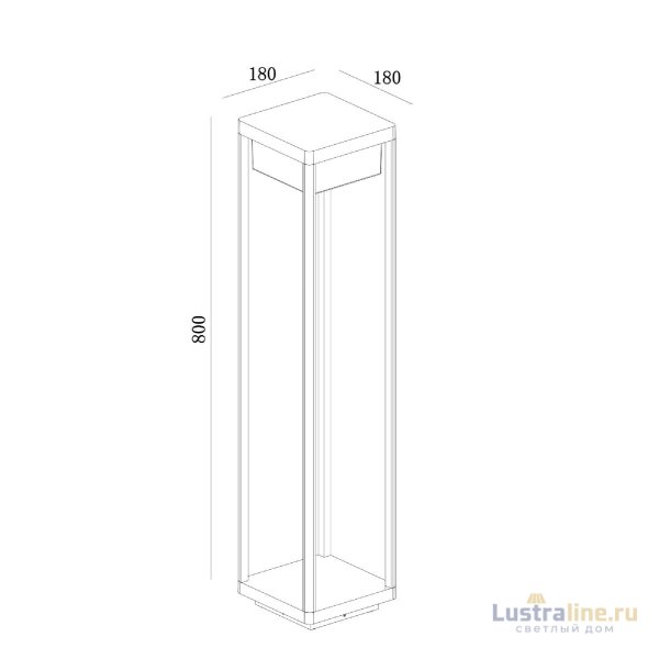 Ландшафтный светодиодный светильник Maytoni Baker Street O021FL-L10B3K