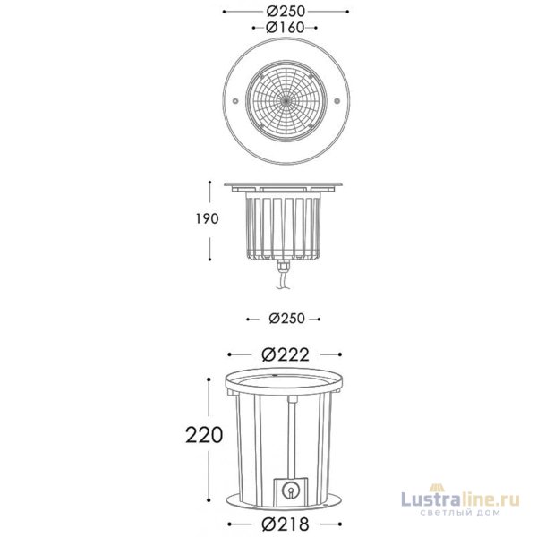 Ландшафтный светильник Deko-Light COB 730421 Ландшафтный светильник Deko-Light COB 730421