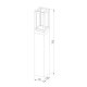 Ландшафтный светодиодный светильник Elektrostandard Frame 1529 TECHNO LED серый 4690389172373 a051860