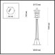 Уличный светильник Odeon Light Virta 4044/1F