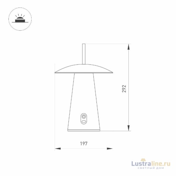 Уличная настольная лампа Arlight SP-PATIO-TAB-2W Warm3000 (BK, 127 deg) 043587 Уличная настольная лампа Arlight SP-PATIO-TAB-2W Warm3000 (BK, 127 deg) 043587
