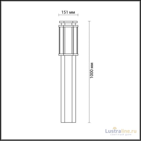Уличный светильник Odeon Light Gino 4048/1F