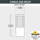 Садовый светильник Fumagalli DR3.573.000.WXU1L
