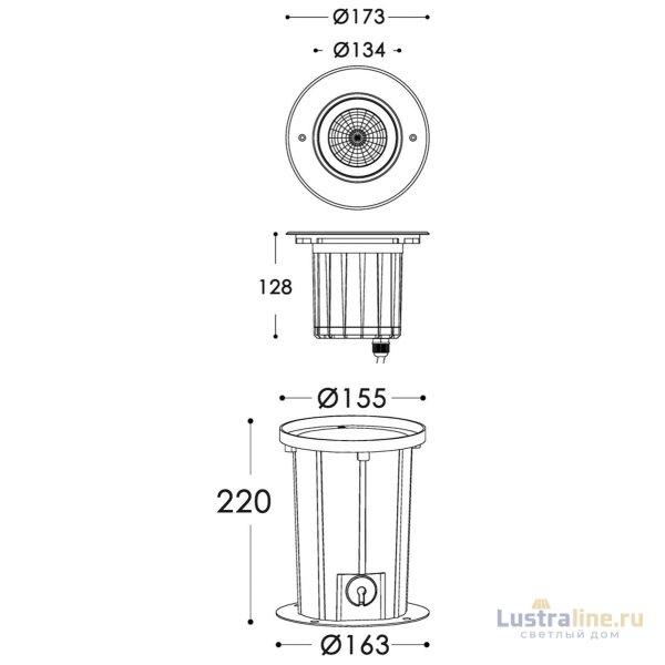 Ландшафтный светильник Deko-Light COB 730420 Ландшафтный светильник Deko-Light COB 730420