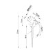 Грунтовый светильник Arte Lamp Elsie A4705IN-1BK