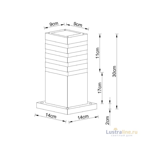Ландшафтный светильник Arte Lamp Heather A4413FN-1BK Ландшафтный светильник Arte Lamp Heather A4413FN-1BK
