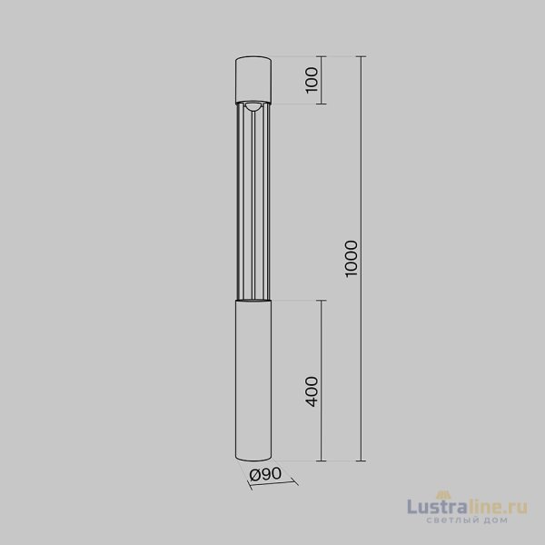 Ландшафтный светильник Maytoni Mill O427FL-L12GF3K