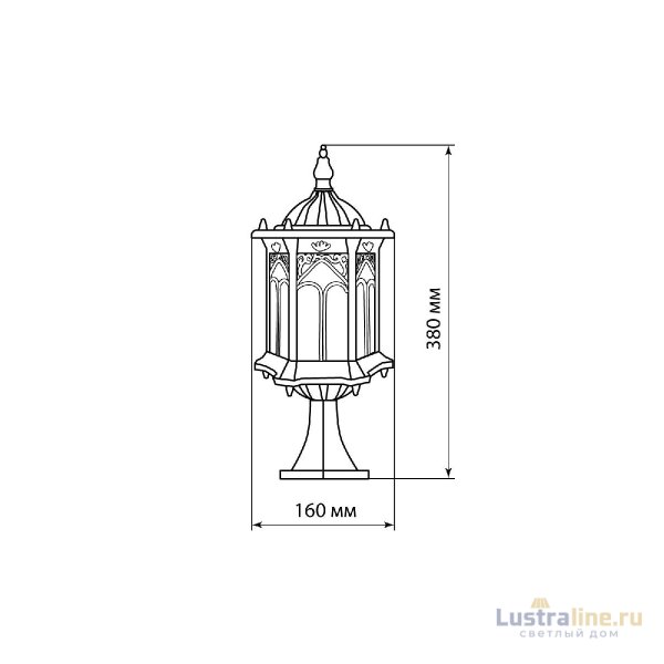 Ландшафтный светильник TDM Electric Ампир SQ0330-0088 Ландшафтный светильник TDM Electric Ампир SQ0330-0088