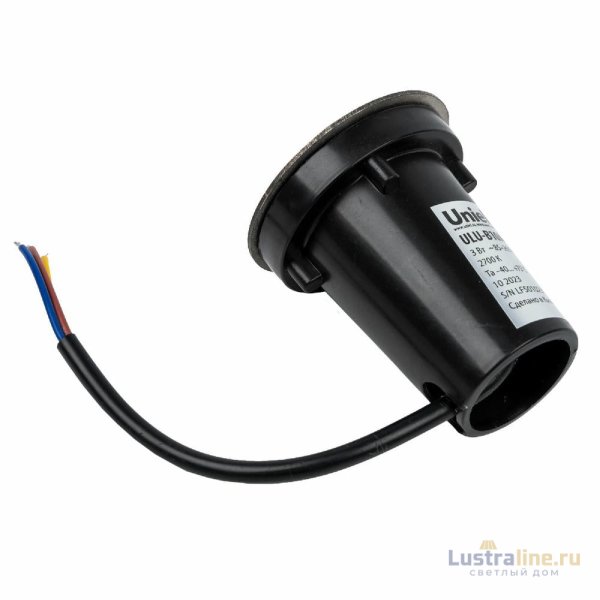 Грунтовый светильник Uniel ULU-B13A-3W/2700K IP67 GREY UL-00012388