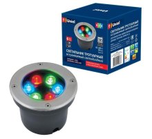 Ландшафтный светодиодный светильник (UL-00006821) Uniel ULU-B11A-6W/RGB IP67 Grey