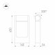 Уличный светодиодный светильник Arlight LGD-Path-Frame-Rotary-H650G-6W Warm3000 029436(1)