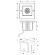 Грунтовый светильник Deko-Light Square COB 730209