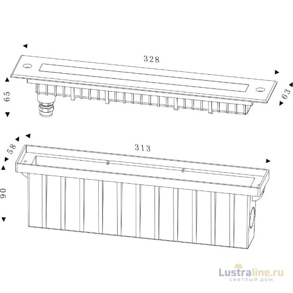 Уличный светильник Deko-Light Line 730262