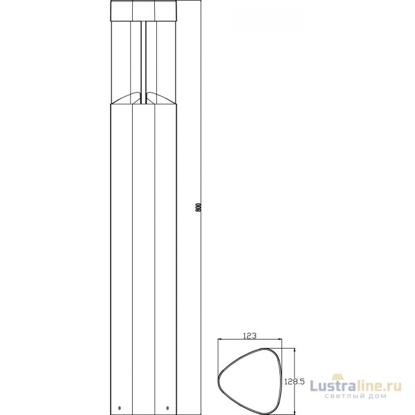 Ландшафтный светильник Deko-Light Trila 730365