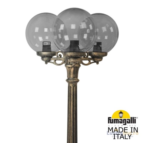 Парковый светильник Fumagalli Globe G30.157.S30.BZF1R Парковый светильник Fumagalli Globe G30.157.S30.BZF1R