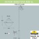 Садовый светильник Fumagalli V50.372.A10.AXH27